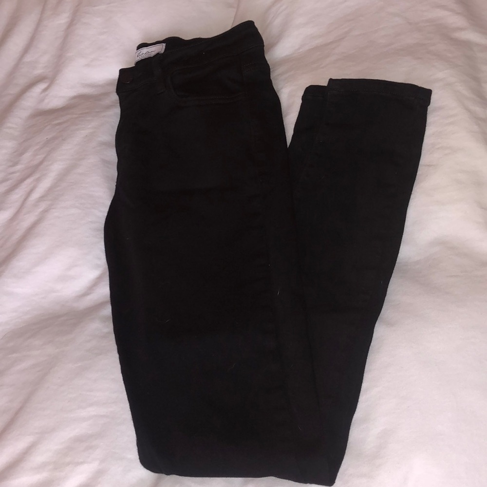Black Mid-Rise Skinny Jeans